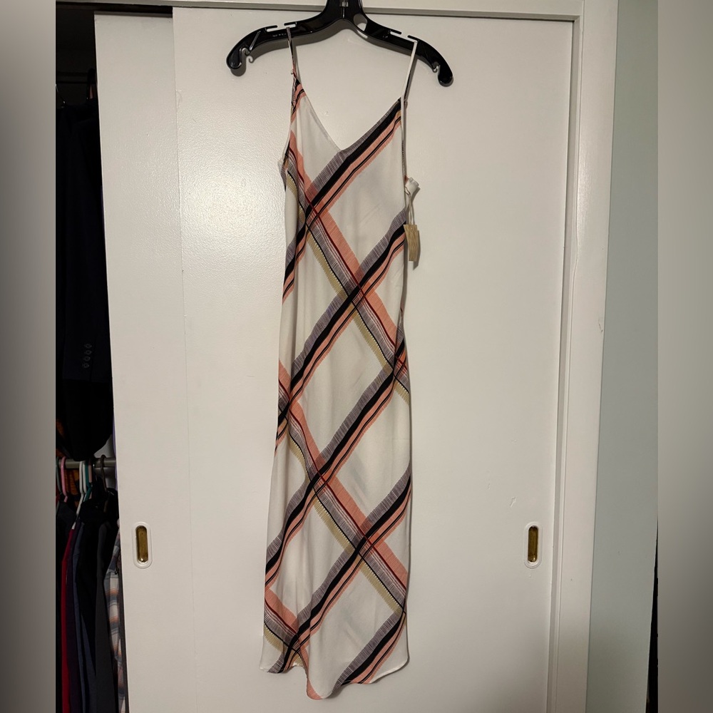 Forever 21 Multicolor Striped Midi Dress